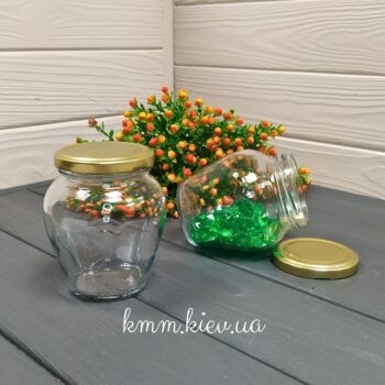 Банка стеклянная с крышкой Амфора большая