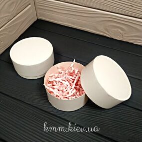 Коробка круглая 100х50мм Белая