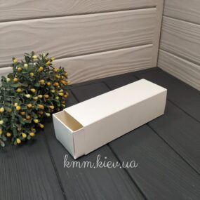 Коробка для макаронс Белая без окна