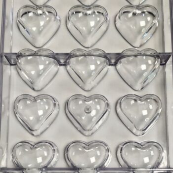 Поликарбонатная форма для шоколада Сердце гладкое (Baker)