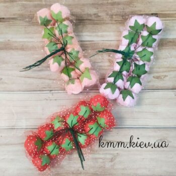 Роза из фоамирана с фатином