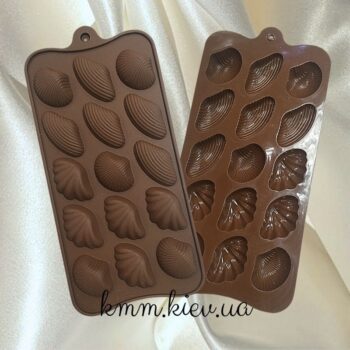 Силиконовый планшет мини Шоколадные ракушки