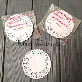 Подложка бумажная круглая диаметр 90мм