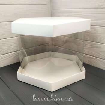 Коробка Шестигранник Белая