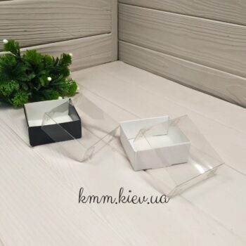 Коробка с прозрачной крышкой 70х70х30