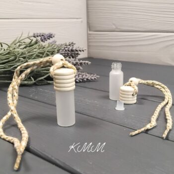 Флакон матовый для ароматизатора в авто стеклянный 5 мл