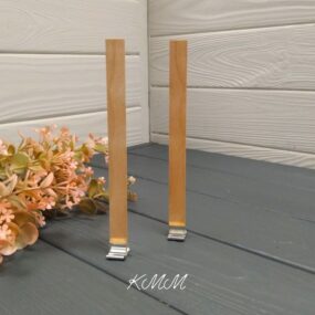 Фитиль деревянный с держателем 150ммх13мм потрескивающий