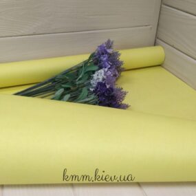 Бумага флористическая Лимонно-желтая
