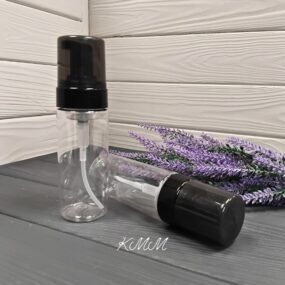 Флакон Фом Прозрачный с Черным пенообразователем
