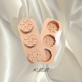 Силиконовая форма планшет Сердечки изящные