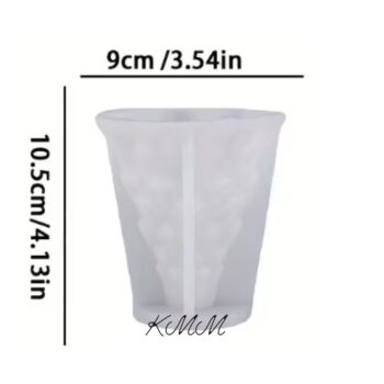 Силиконовая форма люкс 3D Елочка в снежинках