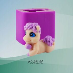 Силиконовая форма люкс 3D Лошадка Жемчужинка