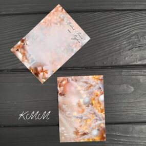 Открытка подложка Зроблено з любов'ю. З Новим Роком та Різдвом!