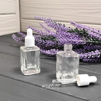 Флакон стеклянный Олимп с пластиковой пипеткой