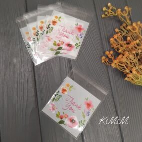 Пакет прозрачный "Thank you" (Спасибо)