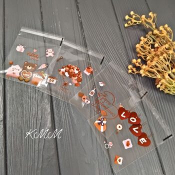 paketserd (4) Пакет прозрачный "День Святого Валентина"