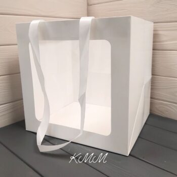 Сумка - переноска с окном Белая