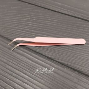 Пинцет металлический изогнутый