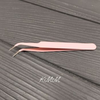 Пинцет металлический изогнутый